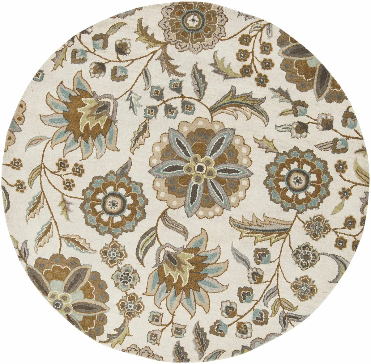 Mack Floral Wool Area Carpet, photo 9 of 22