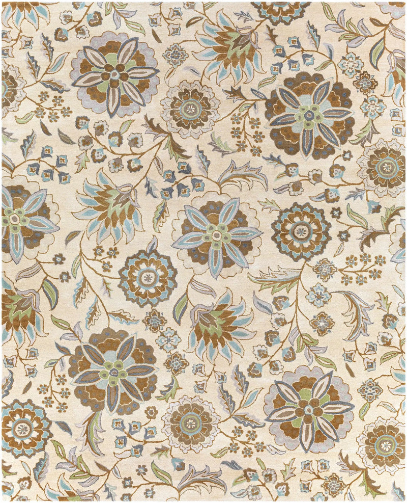Mack Floral Wool Area Carpet by Boutique Rugs