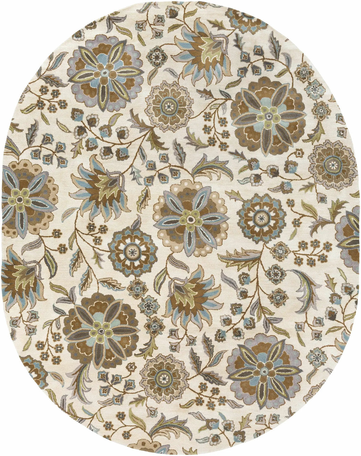 Mack Floral Wool Area Carpet, photo 11 of 22
