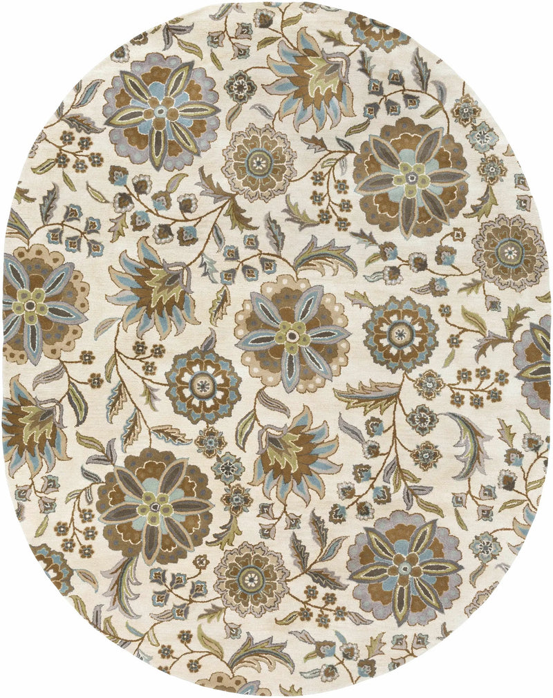 Mack Floral Wool Area Carpet by Boutique Rugs