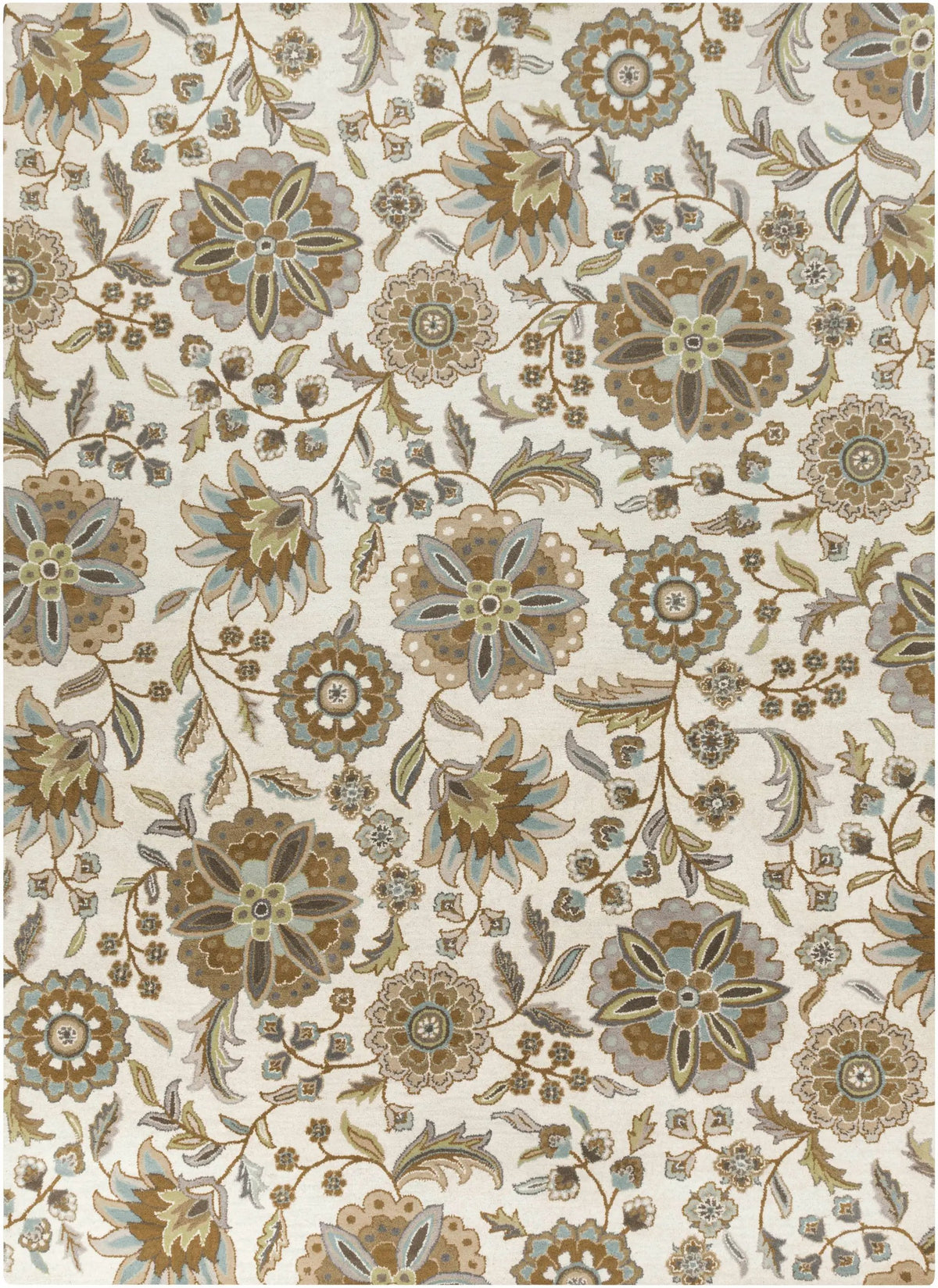 Mack Floral Wool Area Carpet, photo 15 of 22