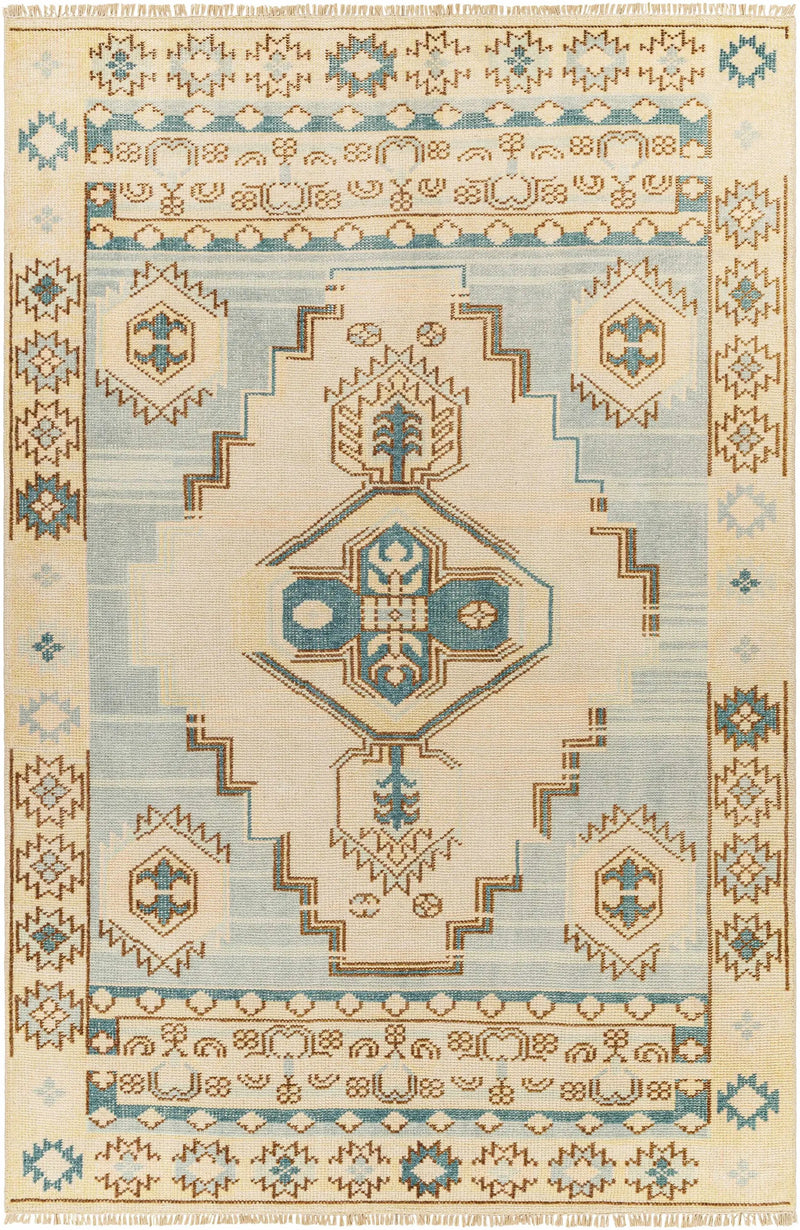 McColl Hand Knotted Wool Blend Rug - Clearance by Boutique Rugs
