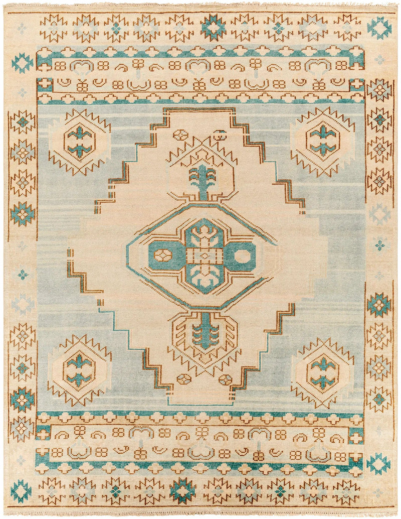 McColl Hand Knotted Wool Blend Rug - Clearance by Boutique Rugs