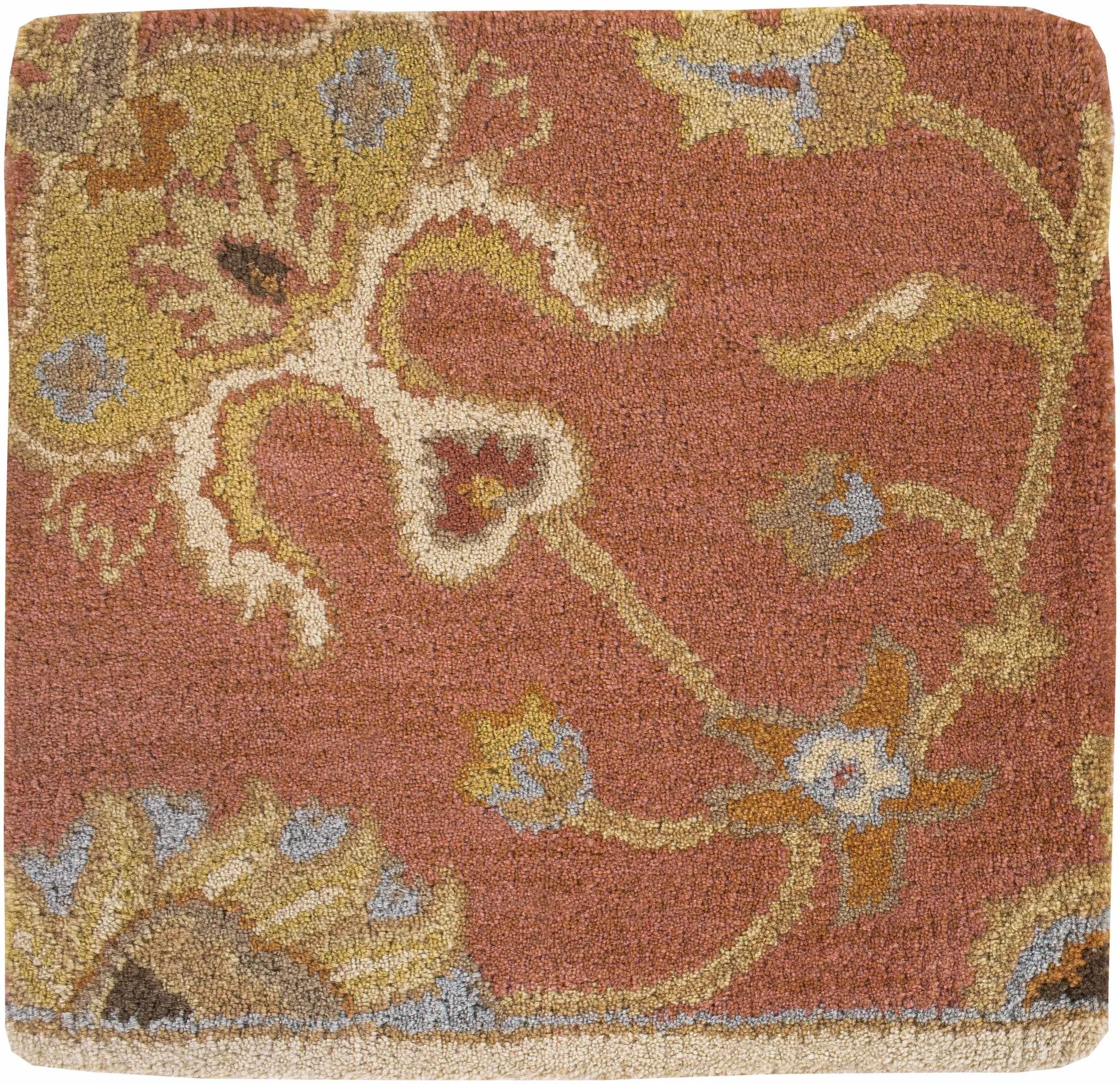 Logville Hand Tufted Rust 1119 Wool Rug by Boutique Rugs