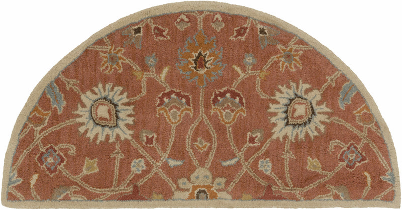 Logville Hand Tufted Rust 1119 Wool Rug by Boutique Rugs