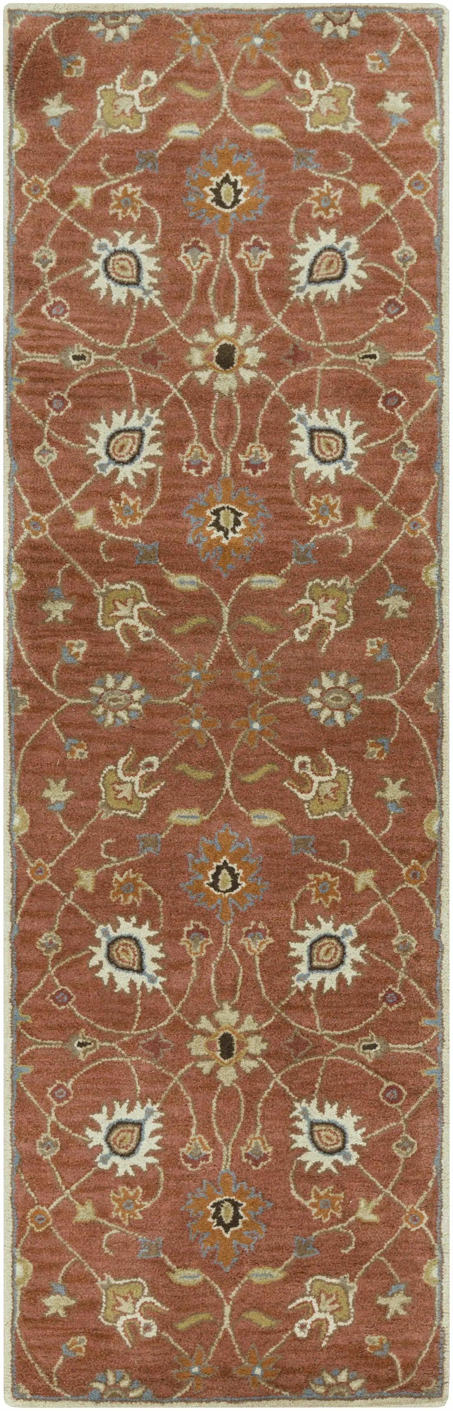 Logville Hand Tufted Rust 1119 Wool Rug by Boutique Rugs