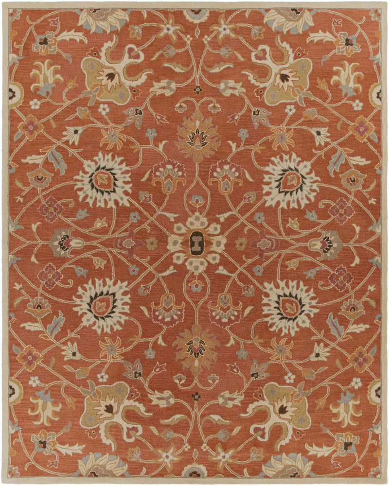 Logville Hand Tufted Rust 1119 Wool Rug by Boutique Rugs