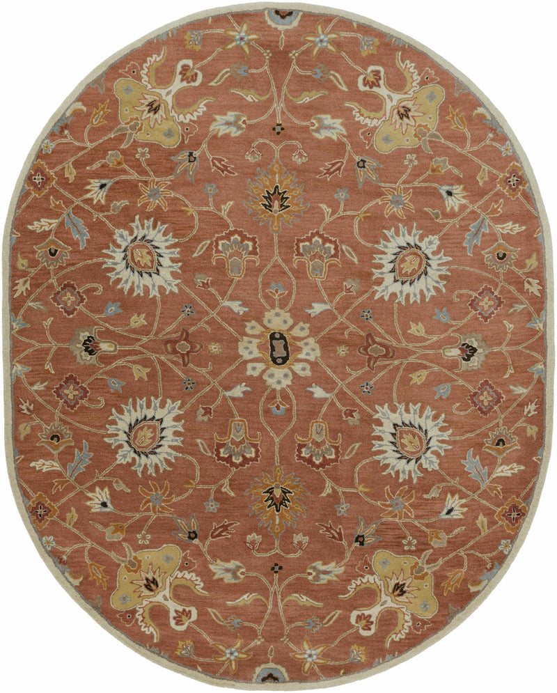Logville Hand Tufted Rust 1119 Wool Rug by Boutique Rugs