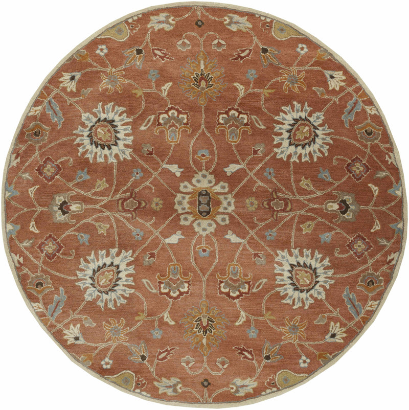 Logville Hand Tufted Rust 1119 Wool Rug by Boutique Rugs