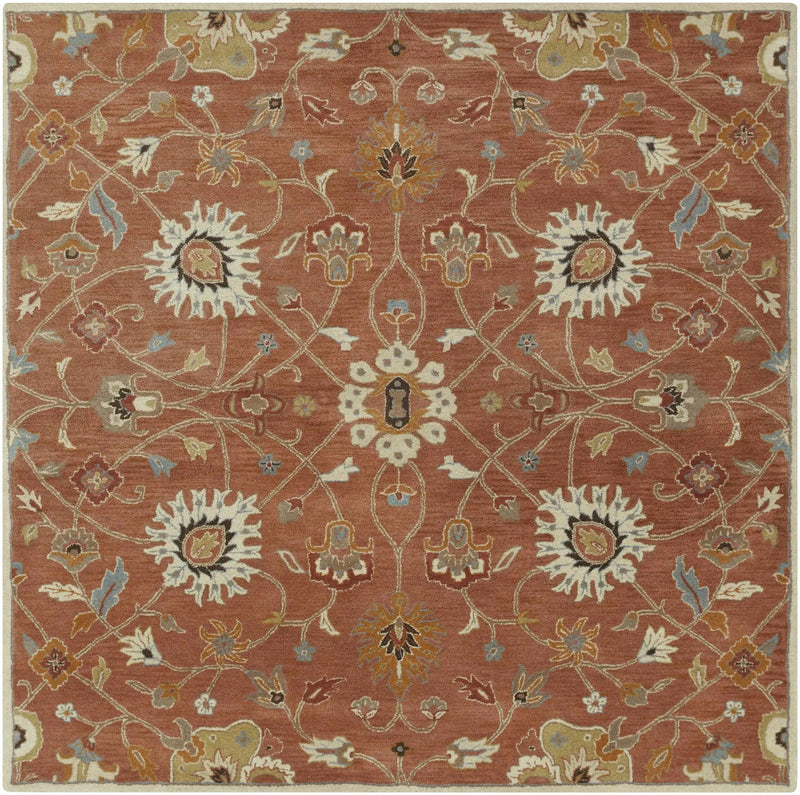 Logville Hand Tufted Rust 1119 Wool Rug by Boutique Rugs