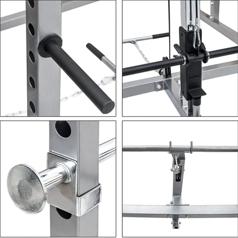 Merax Multi-Functional Olympic Power Squat Rack Cage For Home & Gym (SAK98719) by SAKSBY WHOLESALE