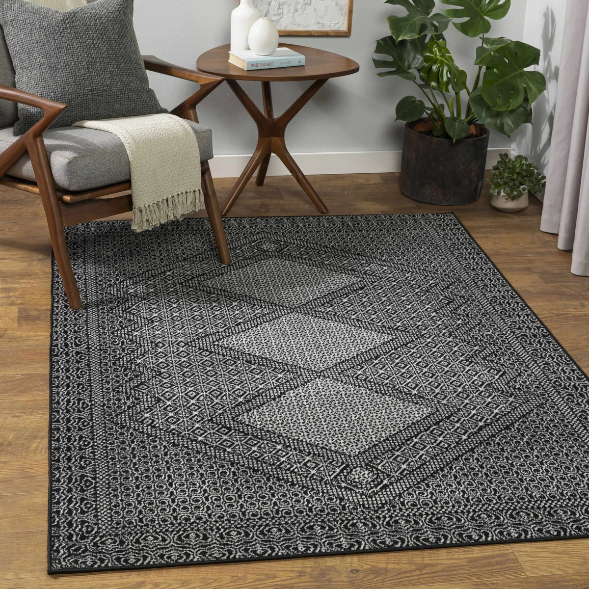 Merkez Area Rug - Clearance, installed in a room