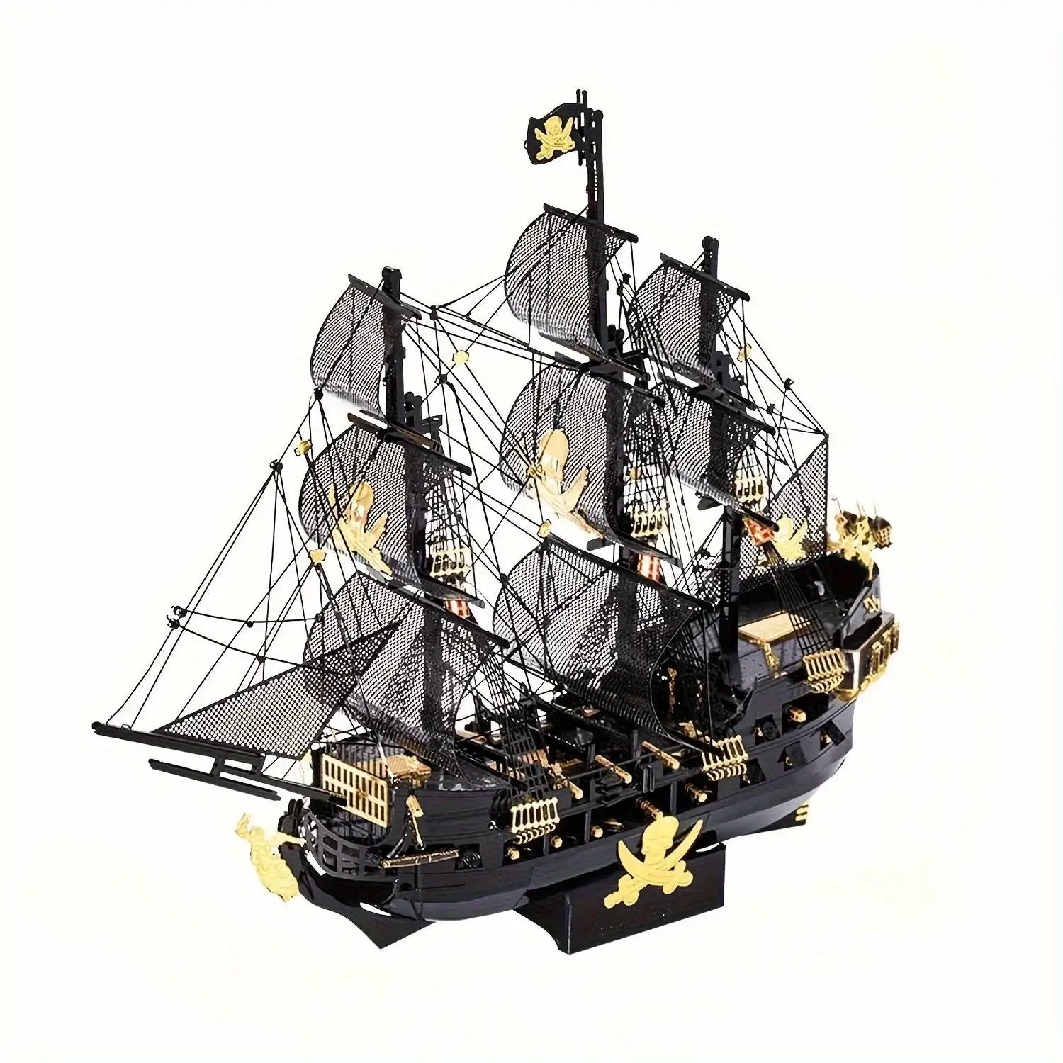 Metal 3D Pirate Ship Puzzle - Flying Dutchman by House Of Avana