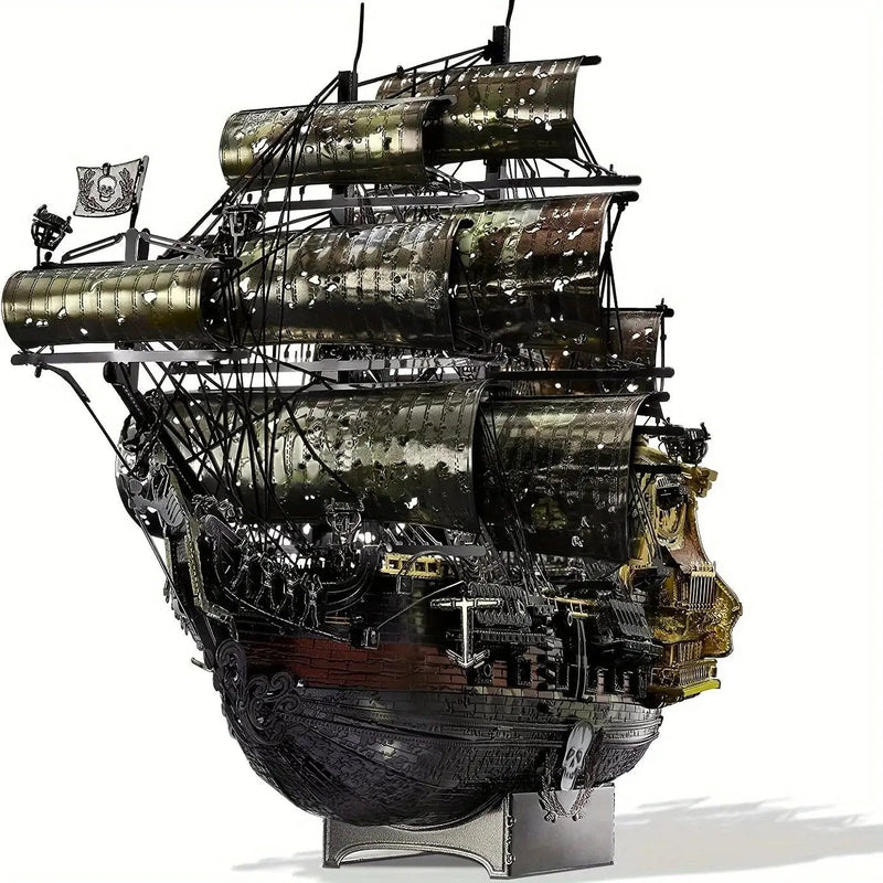 Metal 3D Pirate Ship Puzzle - Flying Dutchman by House Of Avana