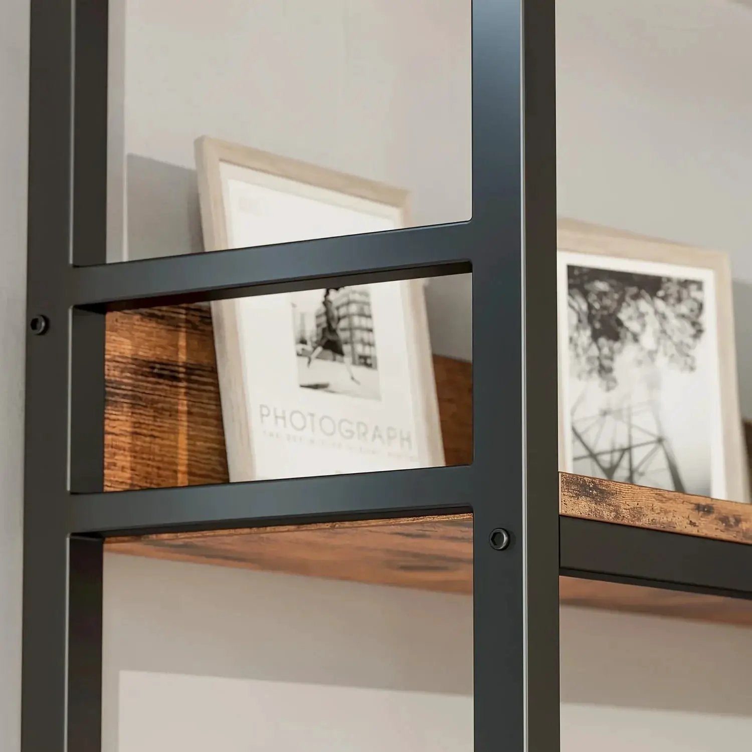 Metal 6-Tier Corner Bookshelf with Spinning Feature for Small Spaces by House Of Avana