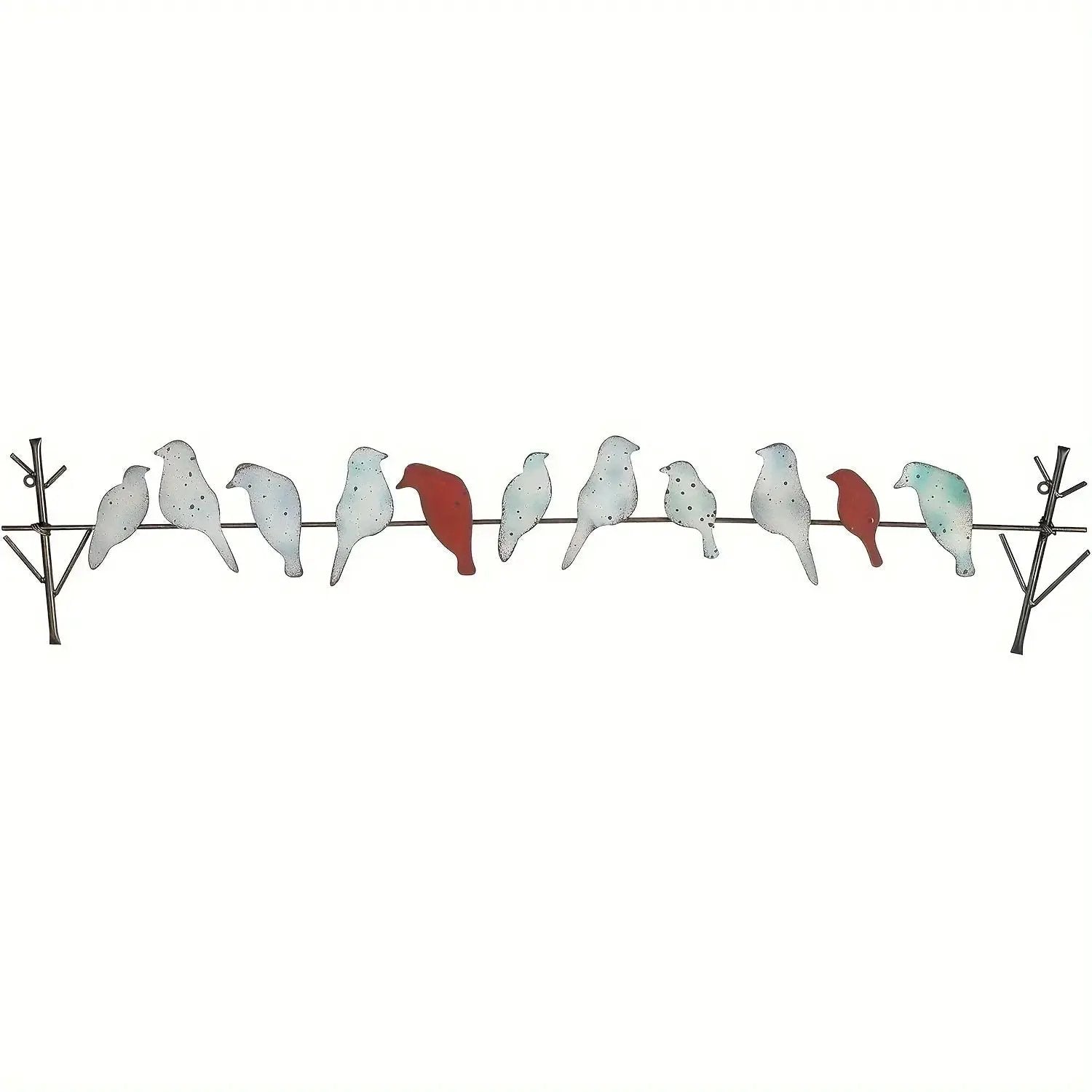 Metal Bird Wall Decoration with Layered Design by House Of Avana