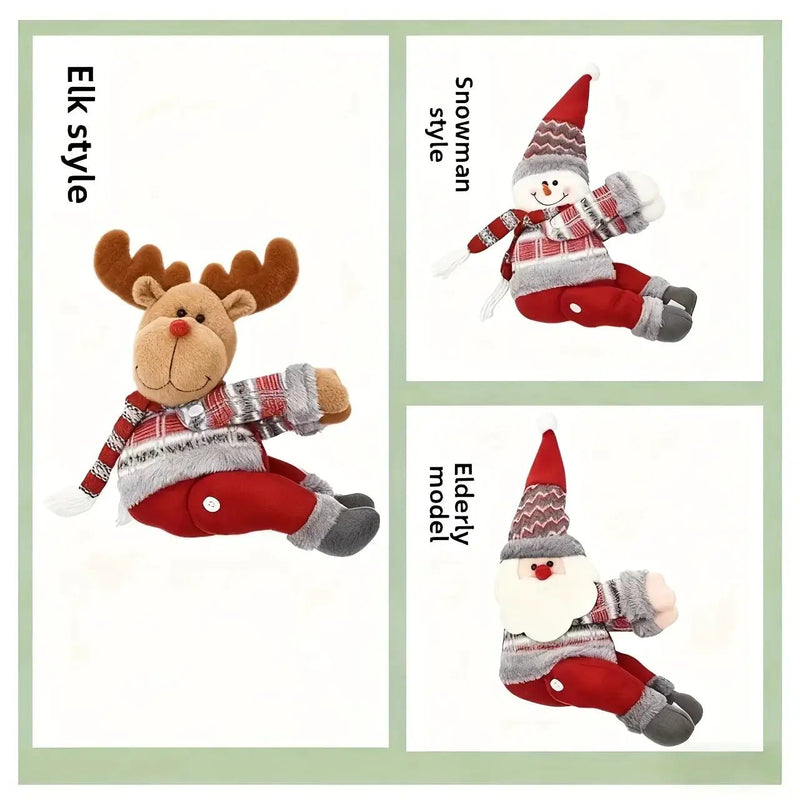 Metal Curtain Buckles - Christmas Santa Claus, Deer, Snowman Designs by House Of Avana