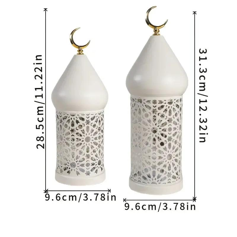 Metal Lantern - Ramadan LED Table Decor by House Of Avana