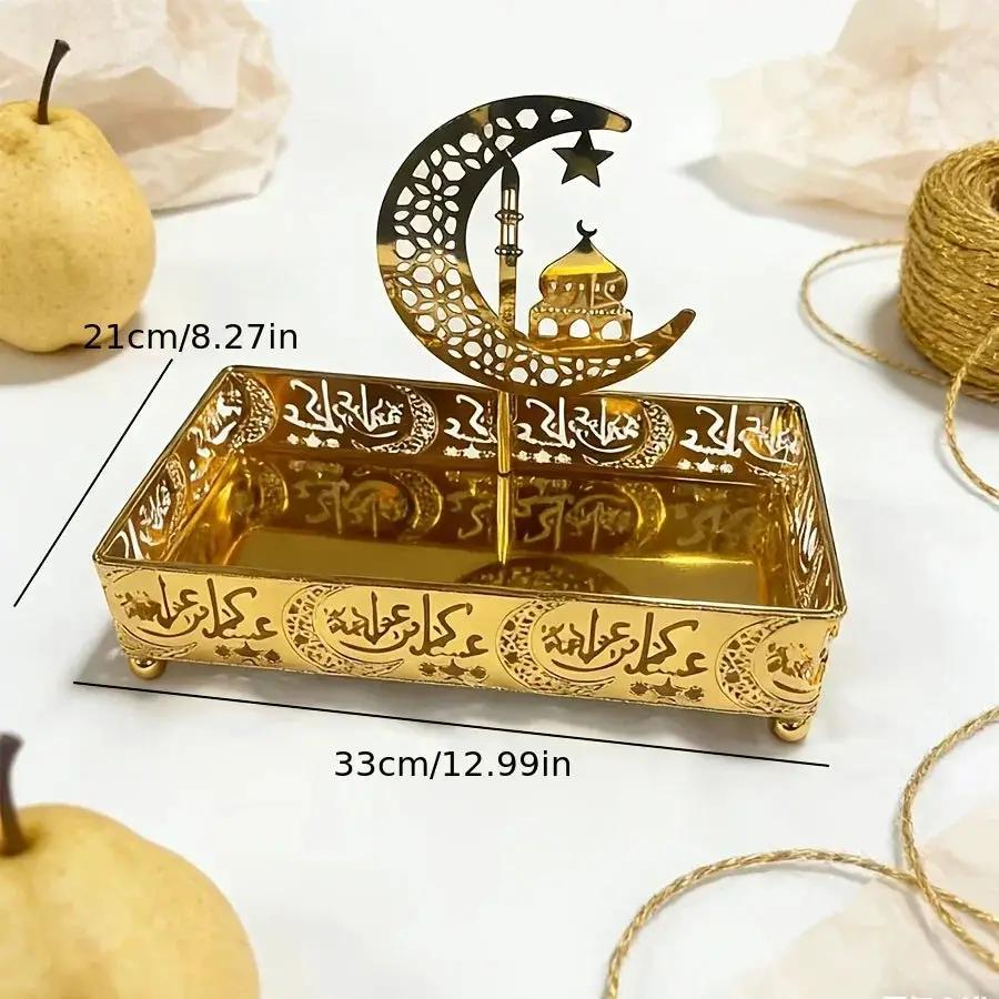 Metal Storage Box - Gold Centerpiece by House Of Avana