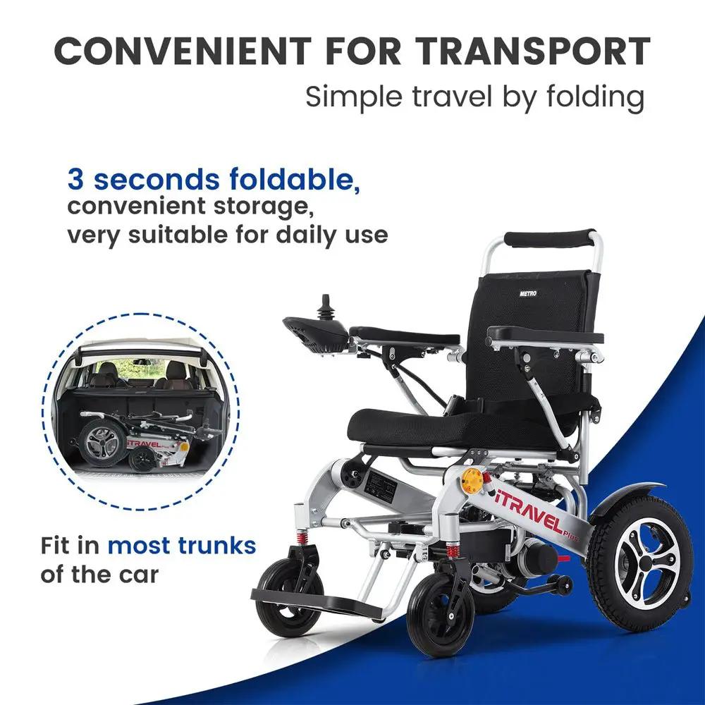 Metro Mobility iTravel Plus 360W Electric Mobility Scooter, 300LBS (SAK92615) by SAKSBY WHOLESALE