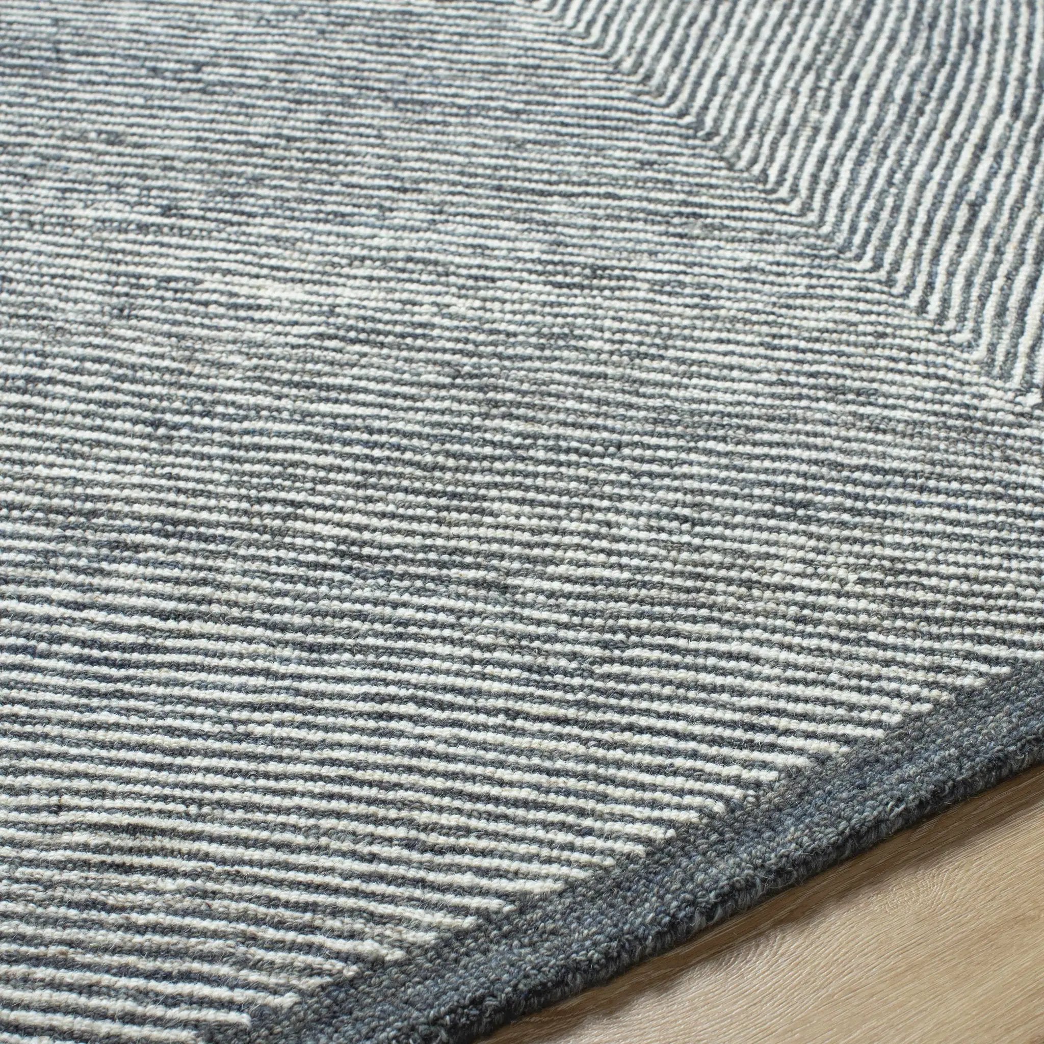 Wool Texture Area Rug - Clearance by Boutique Rugs