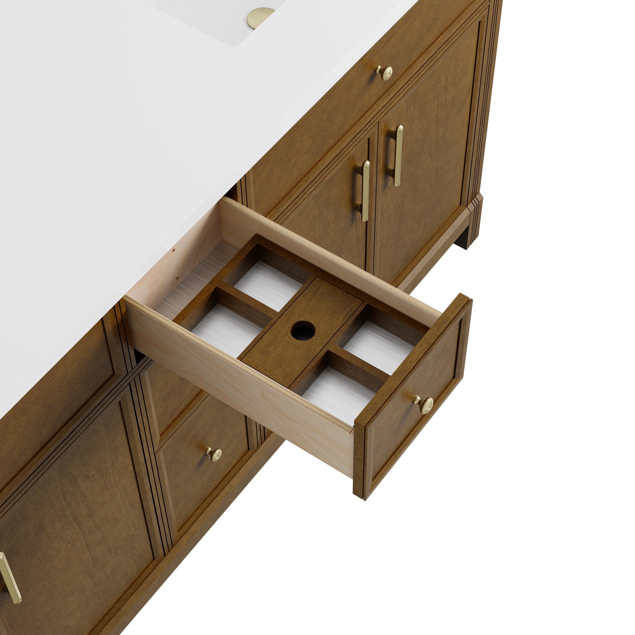 James Martin Bellshire 72" Double Bathroom Vanity, Honey Oak, view 26
