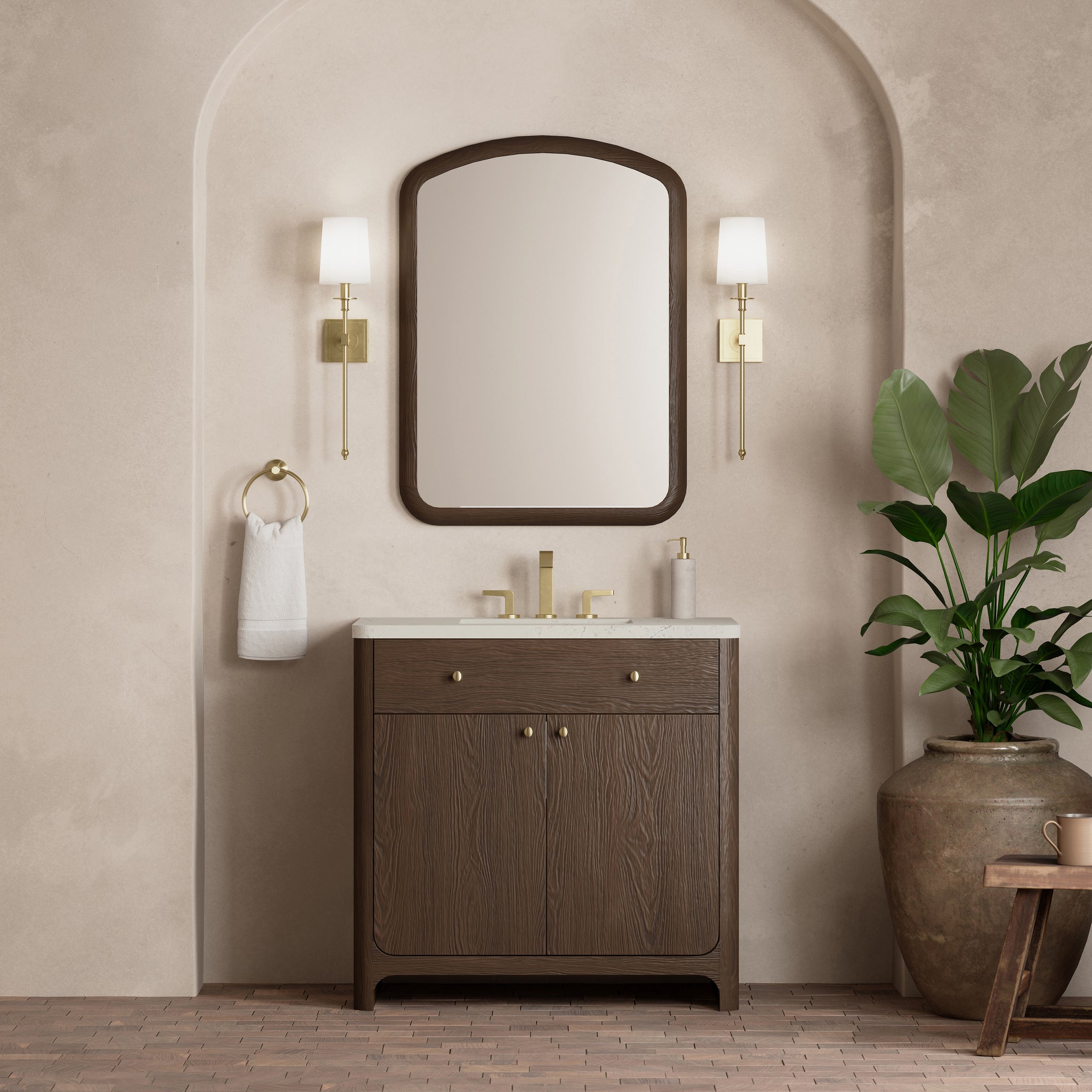 James Martin Gracyn 36" Single Bathroom Vanity, Sable, view 28