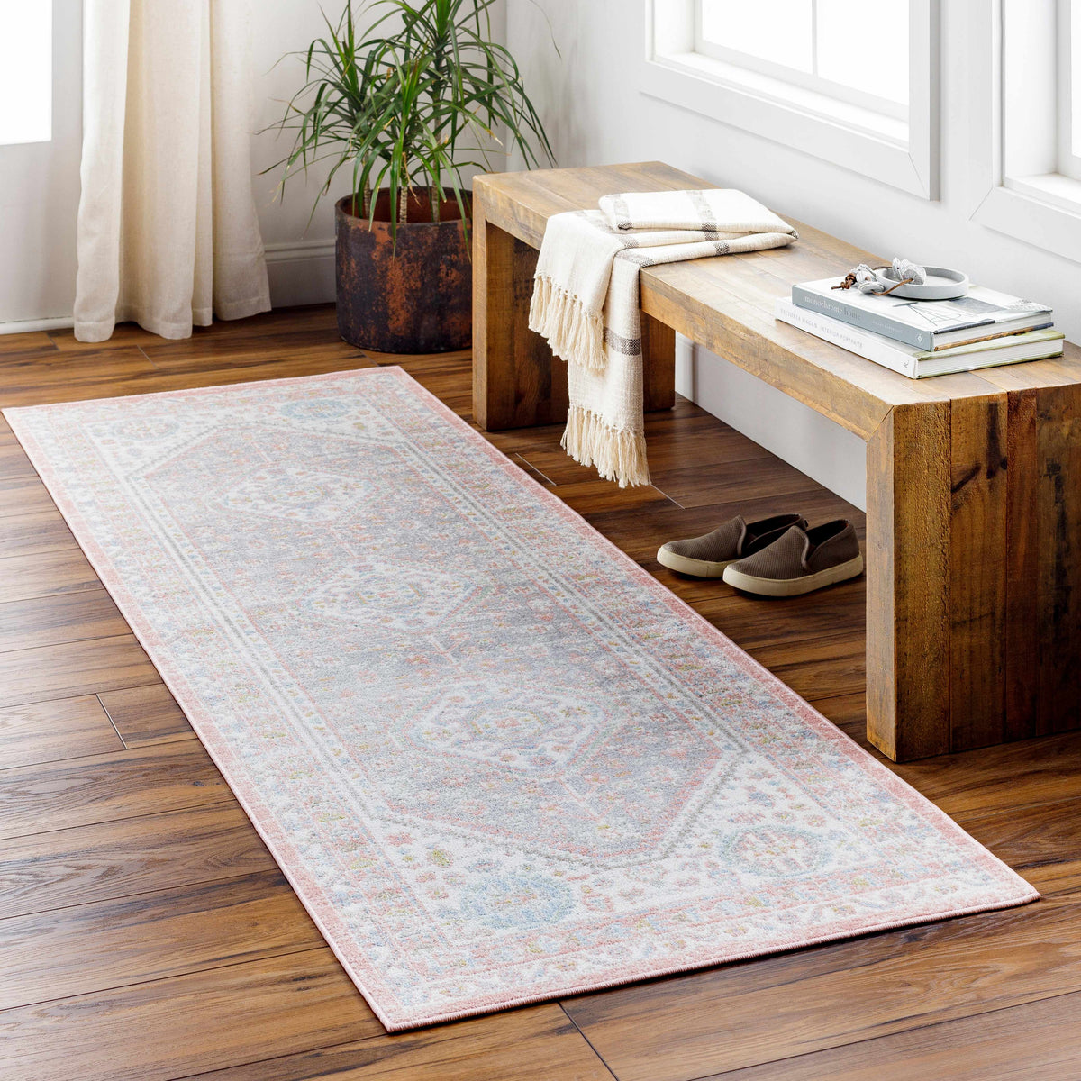 Maha Washable Area Rug - Clearance, installed in a room 2