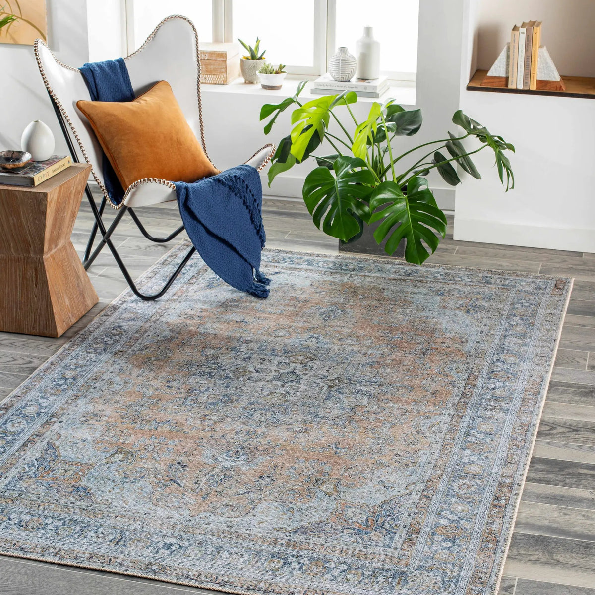 Mianay Washable Area Rug - Clearance, installed in a room