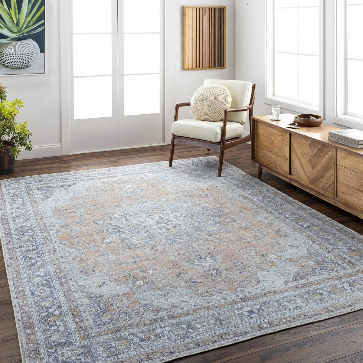 Mianay Washable Area Rug - Clearance, installed in a room 4