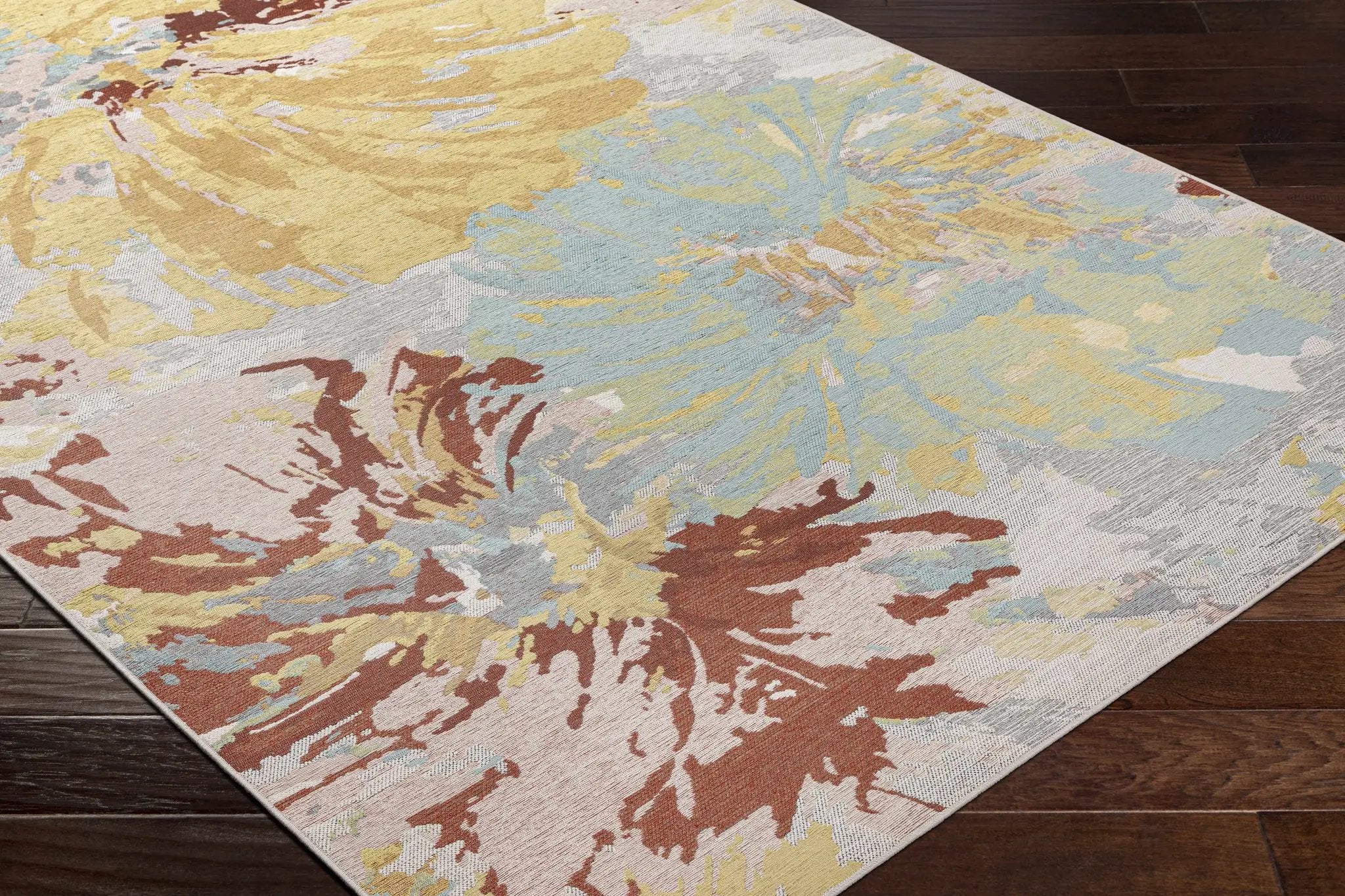 Miaray Floral Chenille Area Rug - Clearance by Boutique Rugs