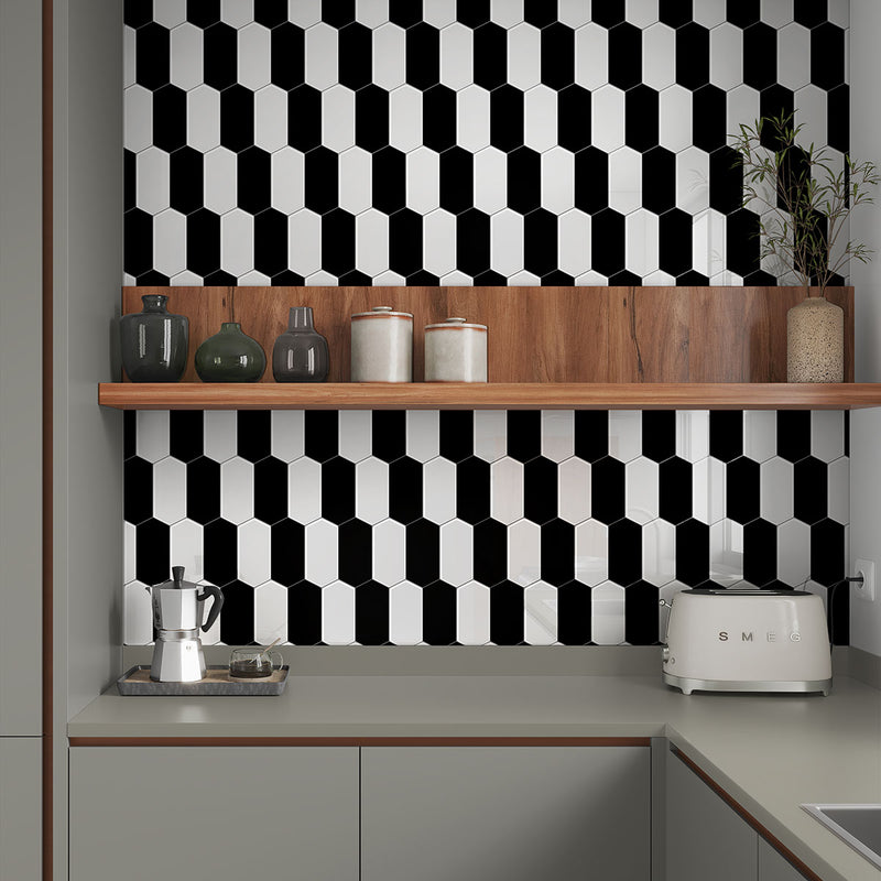 Midnight Glossy Picket Ceramic Tiles 3x6 Ceramic Glossy 3x12 Tiles — 2