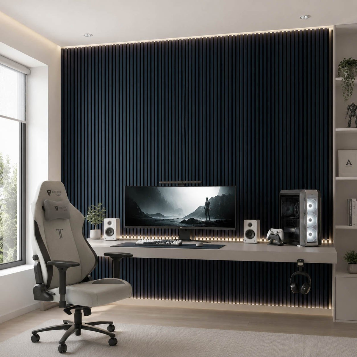 ARQ® Acoustic Colored Wooden Wall Slat Panel, photo 21 of 37