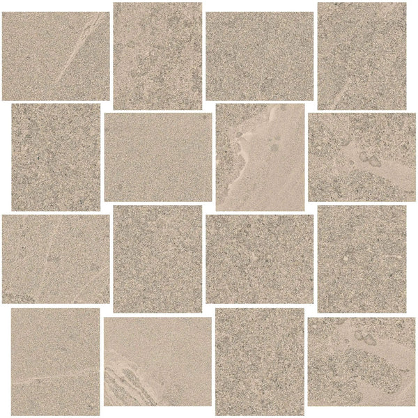 Milestone East Beige Bullnose Stone Look Porcelain Moldings 3x24