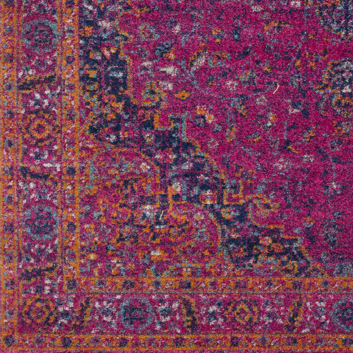 Milliken Magenta Area Rug, sample swatch