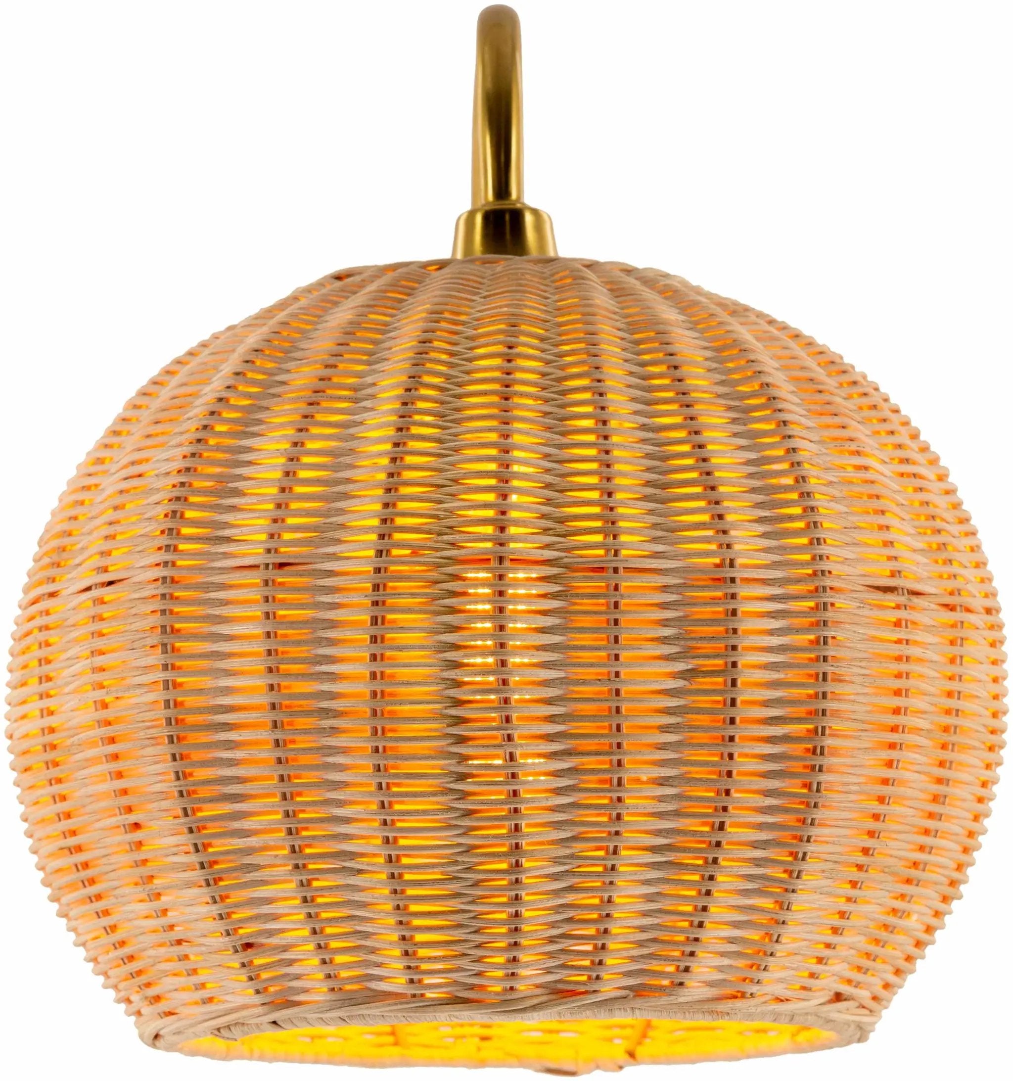 Hindang Rattan Wall Sconces by Boutique Rugs