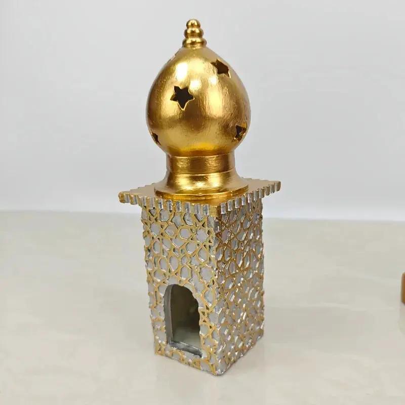 Minaret Statue - Ramadan Ceramic White by House Of Avana