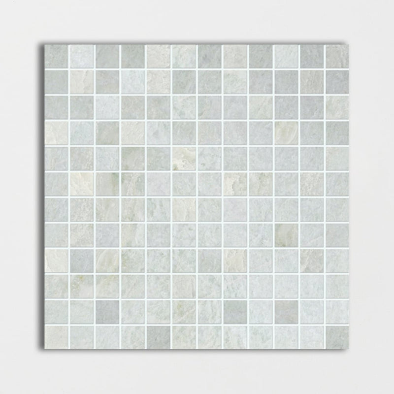 Ming Green Polished 1x1 Marble Mosaics 12x12 Marble Polished 12x12 Mosaics
