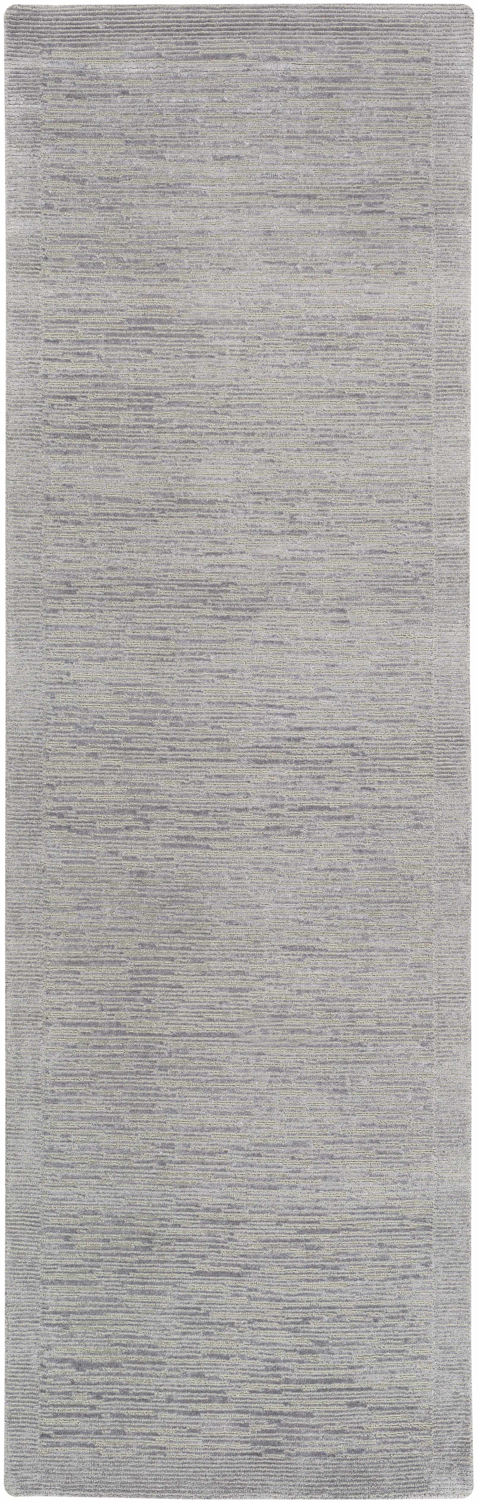 Mardi Silver Premium Wool&Silk Area Rug - Clearance by Boutique Rugs