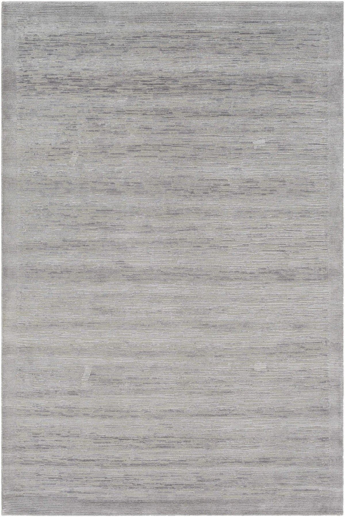 Mardi Silver Premium Wool&Silk Area Rug - Clearance