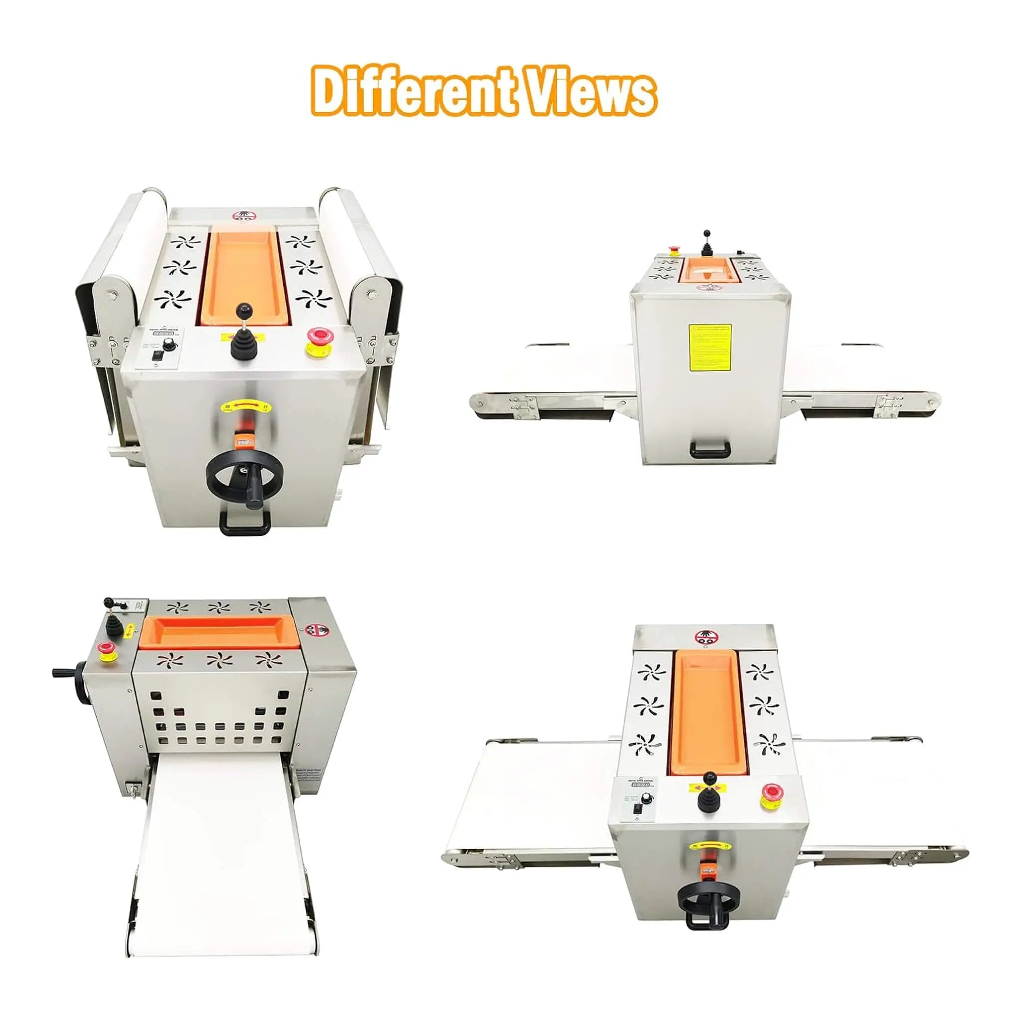 Mini Reversible Stainless Steel Commercial Pastry Pizza Dough Roller Sheeter (SAK92751) by SAKSBY WHOLESALE