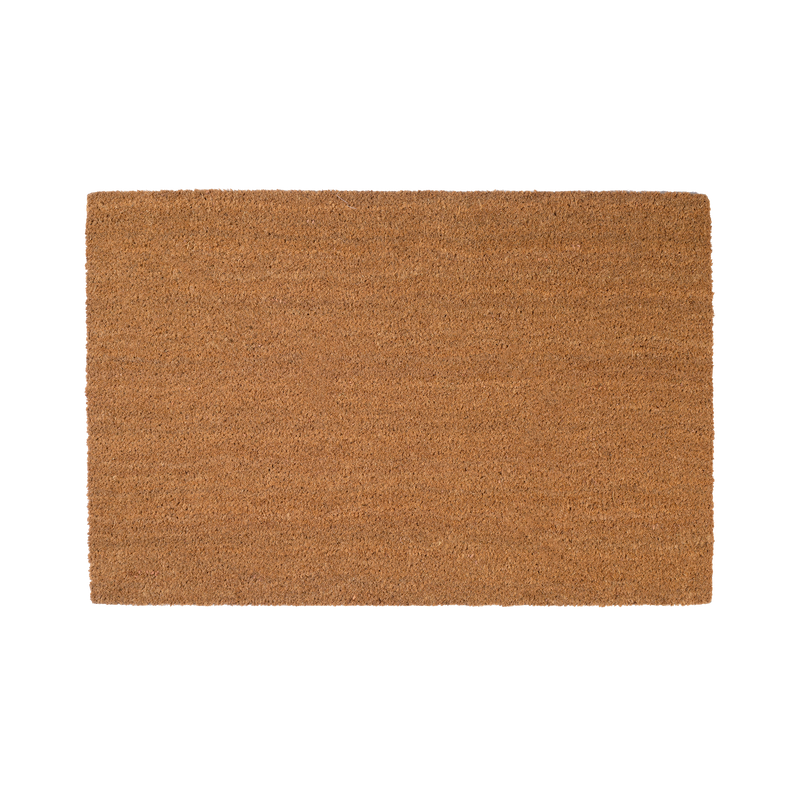 Minimalist Natural Coir Doormat by Fab Habitat