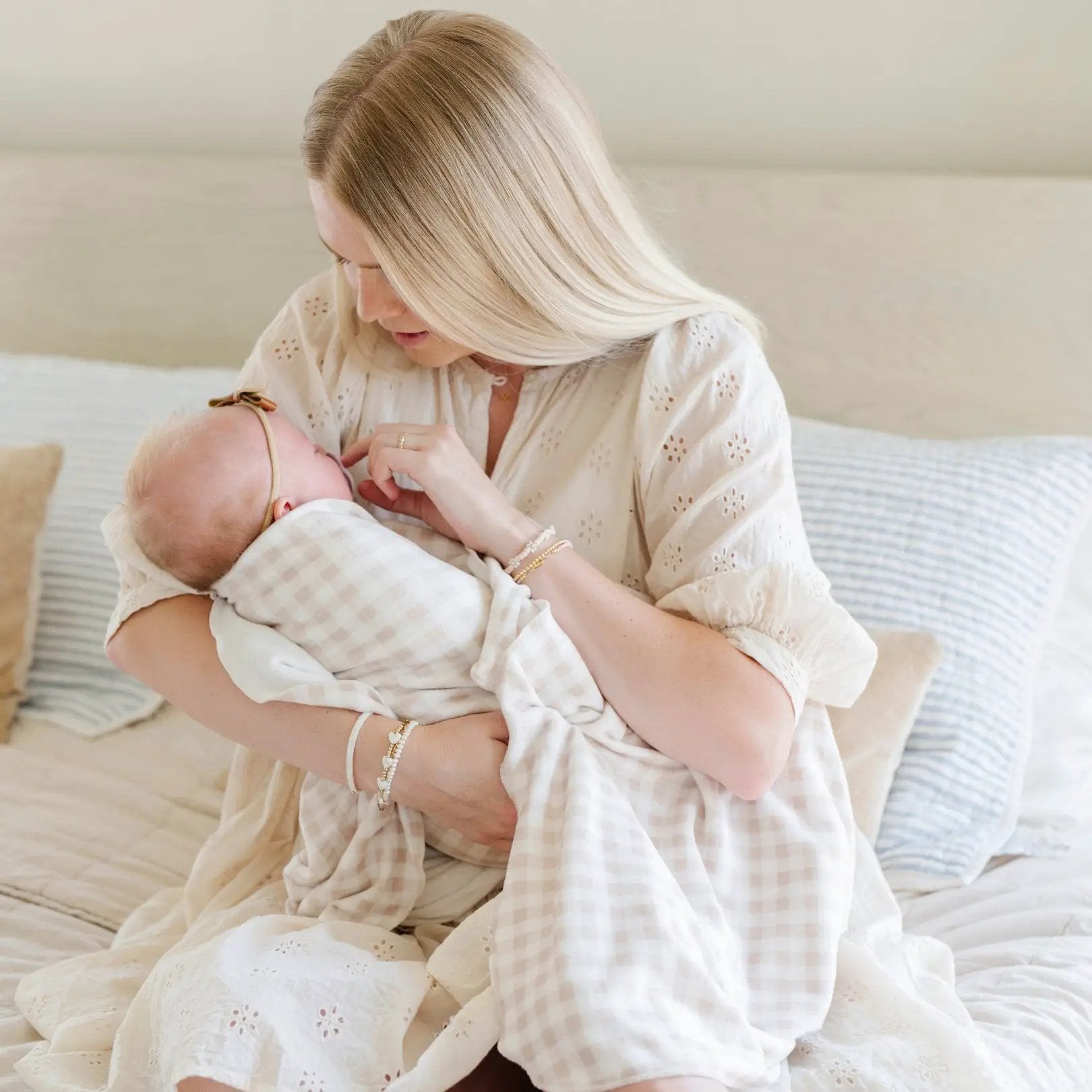 Minky Stretch Luxe Swaddle Blanket by HouseOfZazla