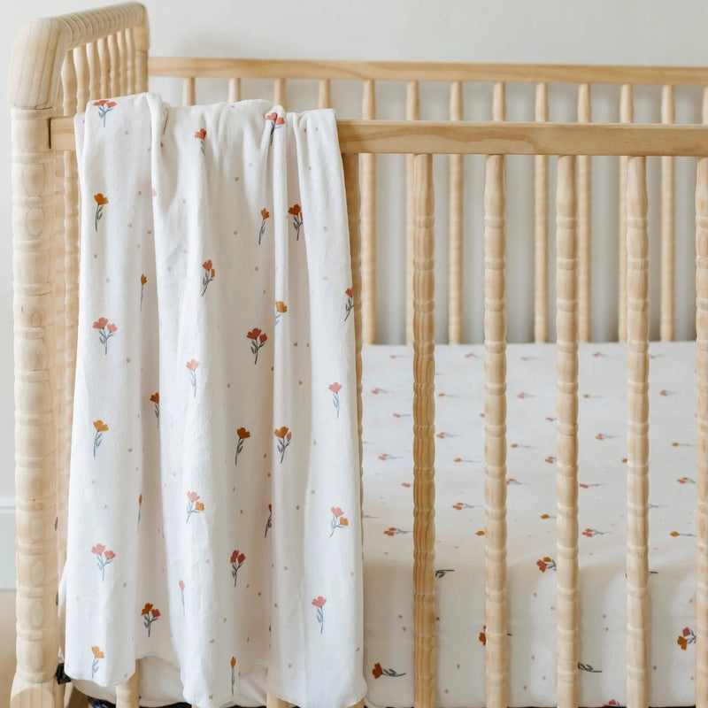 Minky Stretch Luxe Swaddle Blanket by HouseOfZazla