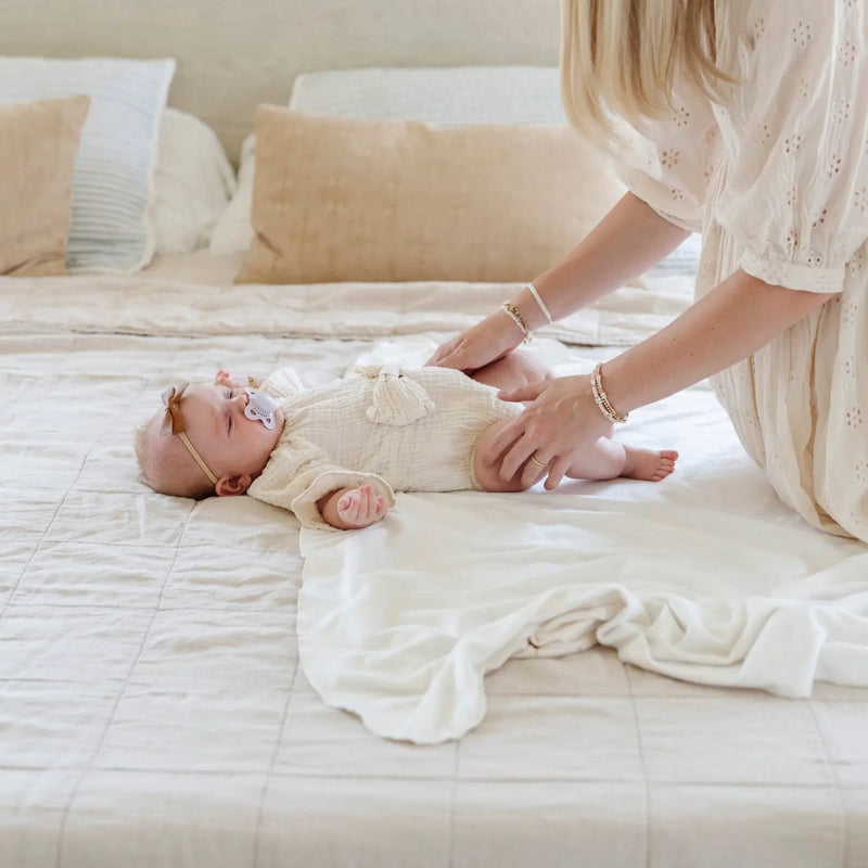 Minky Stretch Luxe Swaddle Blanket by HouseOfZazla