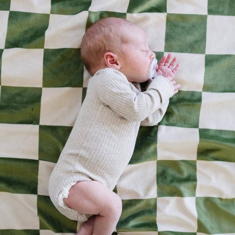 Minky Stretch Receiving Blankets by HouseOfZazla