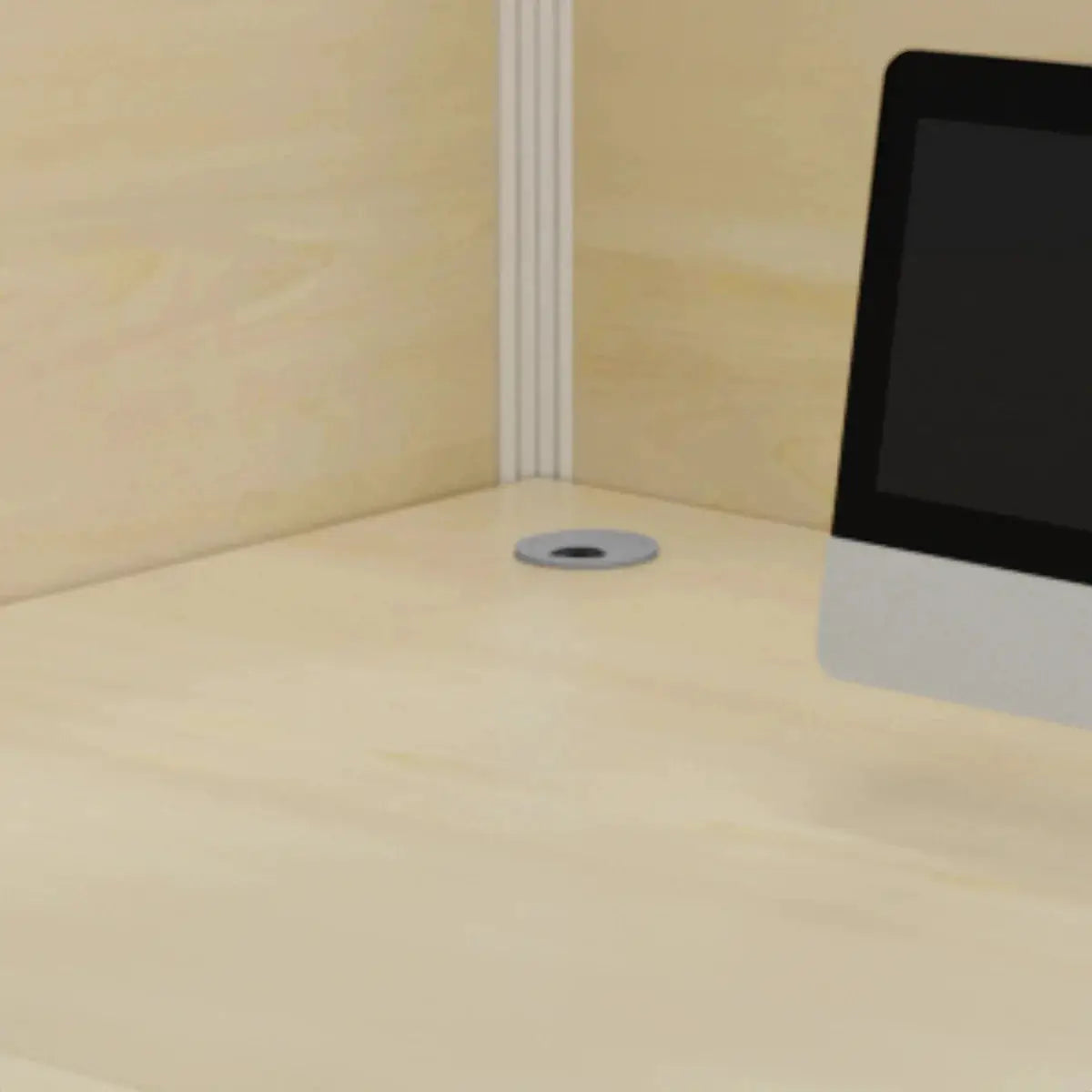 Corven · Straight Workstation Cubicle, White by Arc Grove