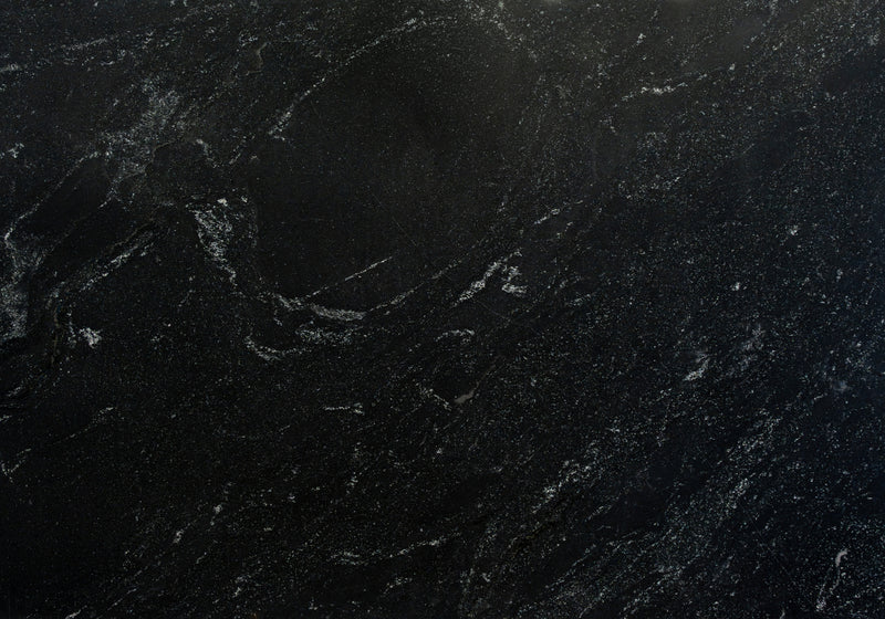 Mistic Black Brushed Granite Slab Random