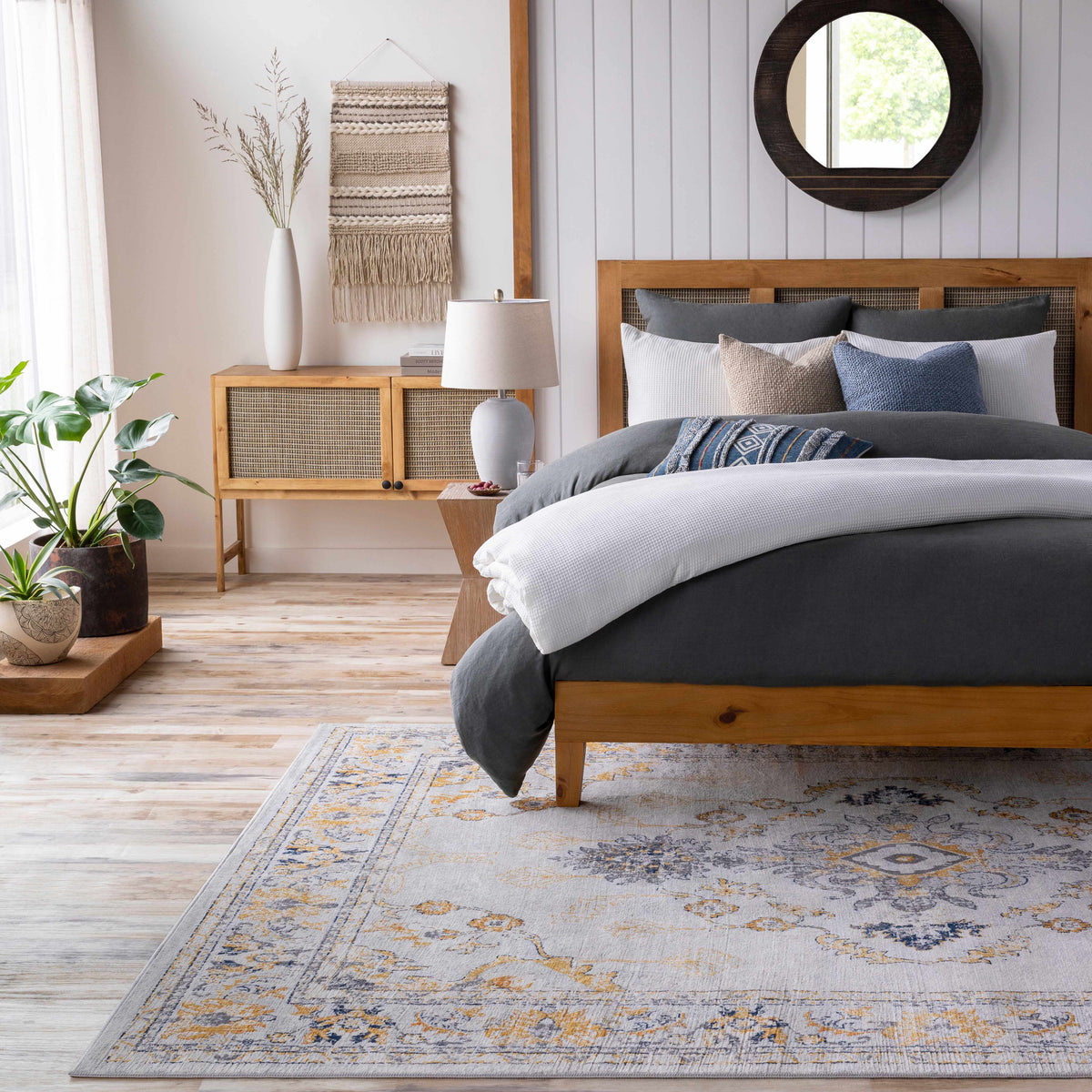 Mistley Area Rug, installed in a room