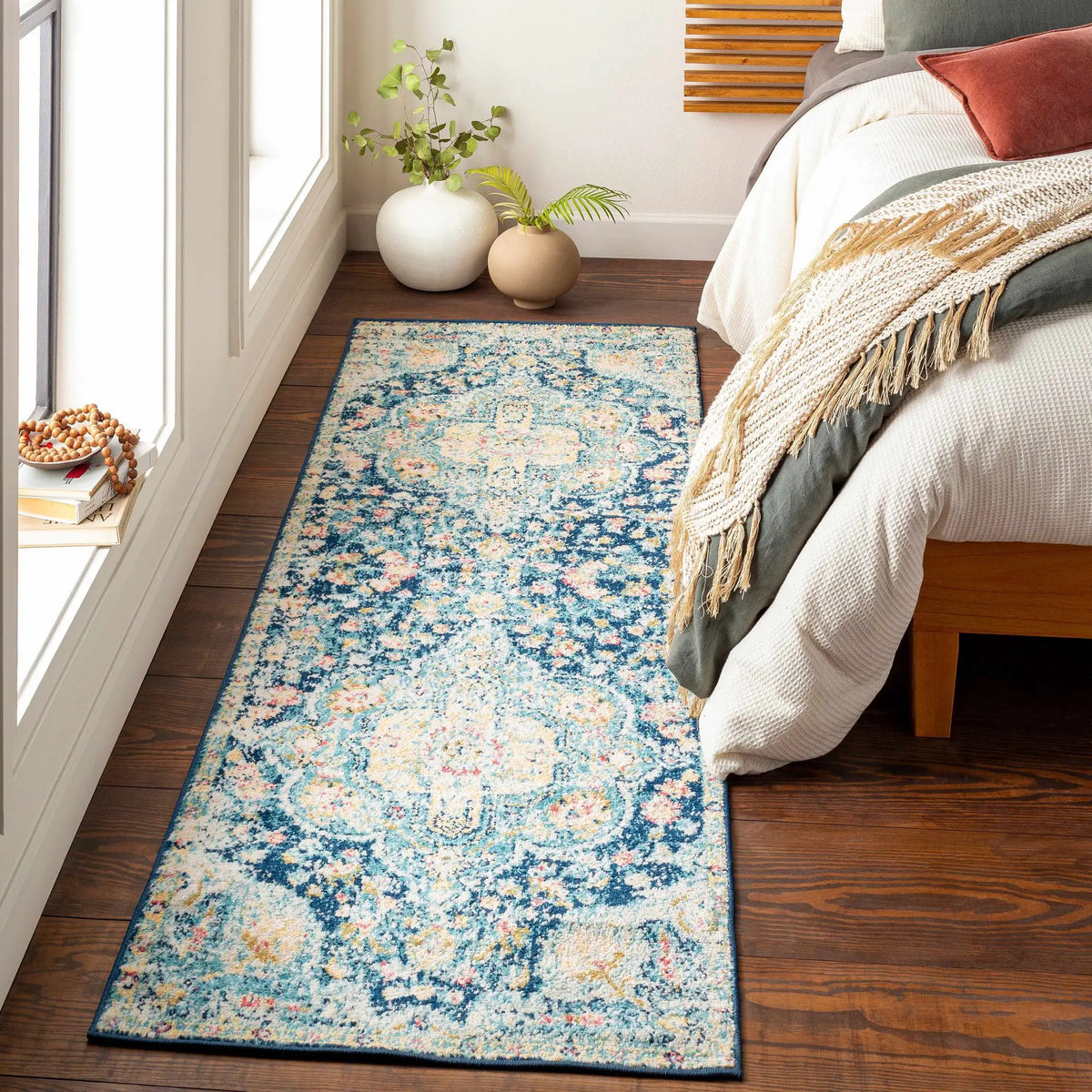 Mallacoota Area Rug, installed in a room 2